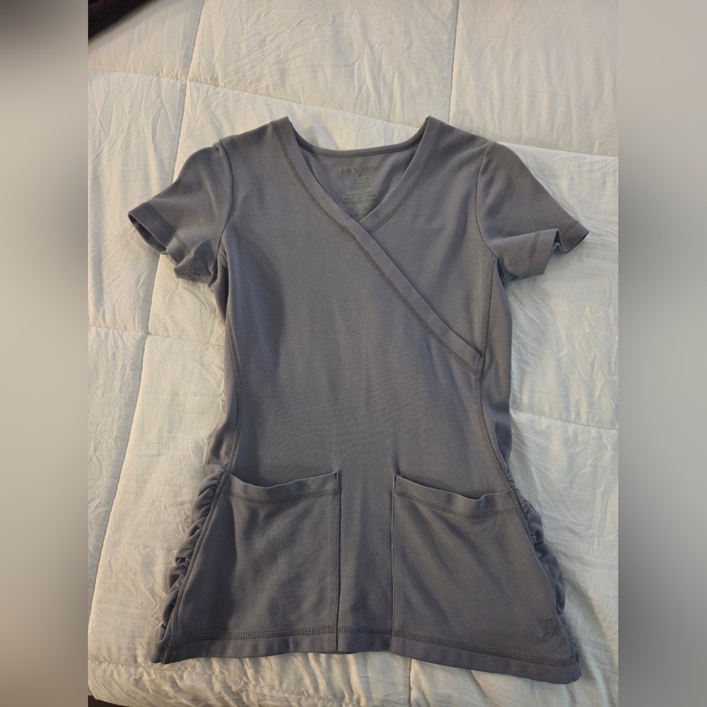 Jaanuu Charcoal Short Sleeve Women's Top